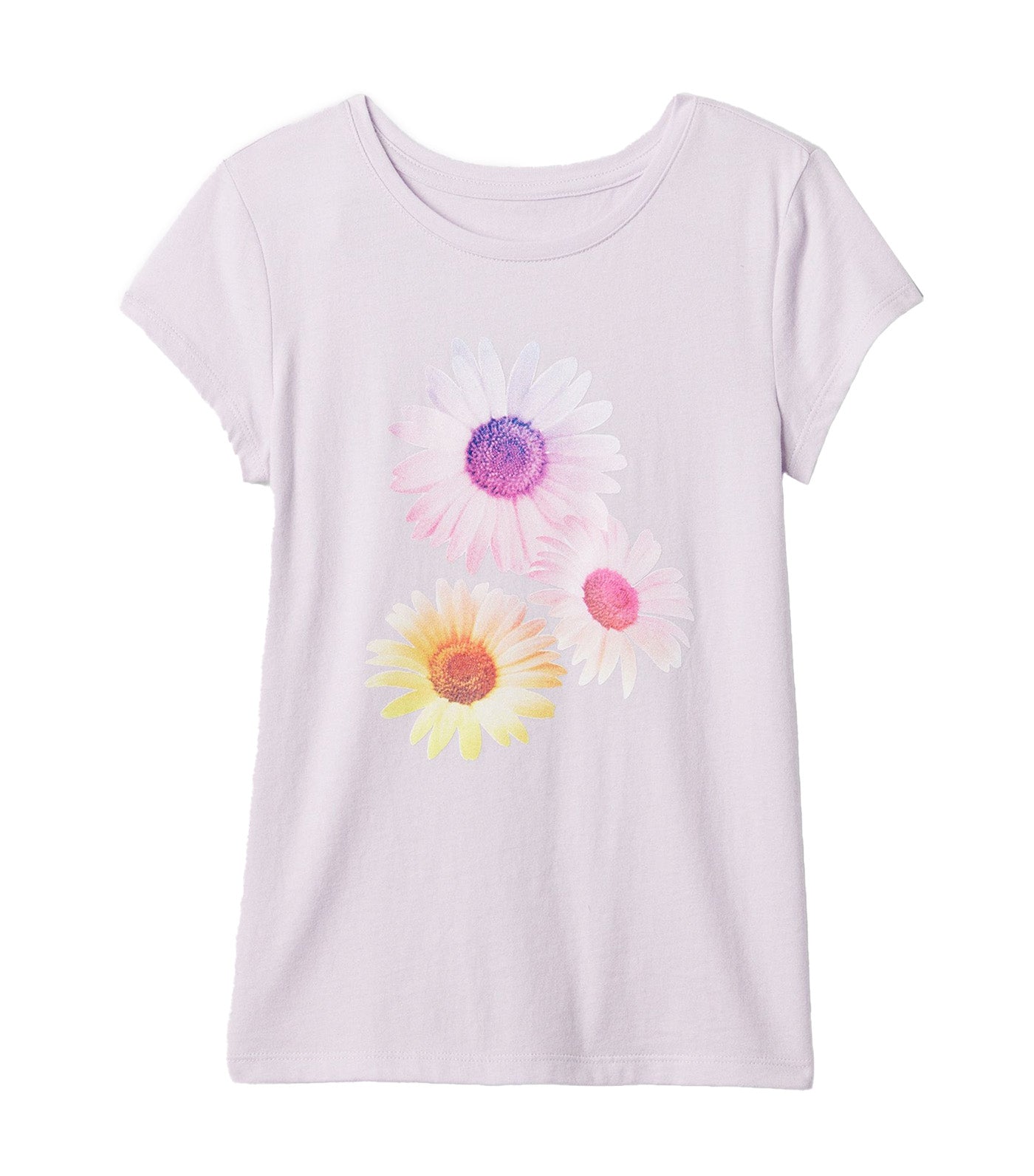 Graphic T-Shirt Multi Purple Flowers