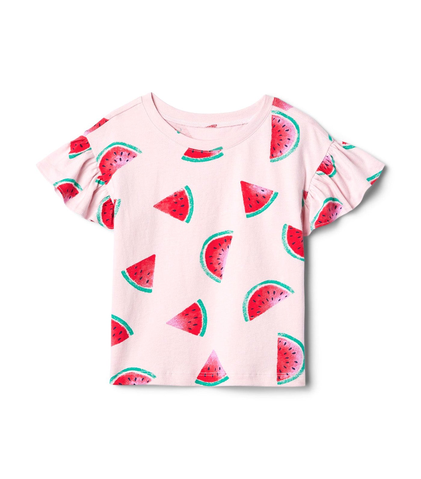 Toddler Mix and Match Ruffle T-Shirt Watermelon