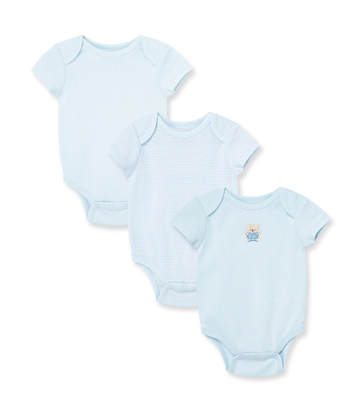 Cute Bear 3-pack Bodysuit Blue Multi