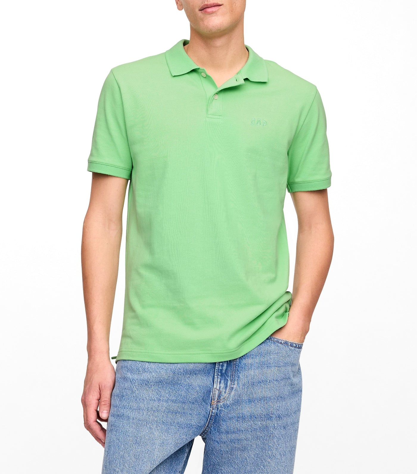 Gap Logo Pique Polo Shirt