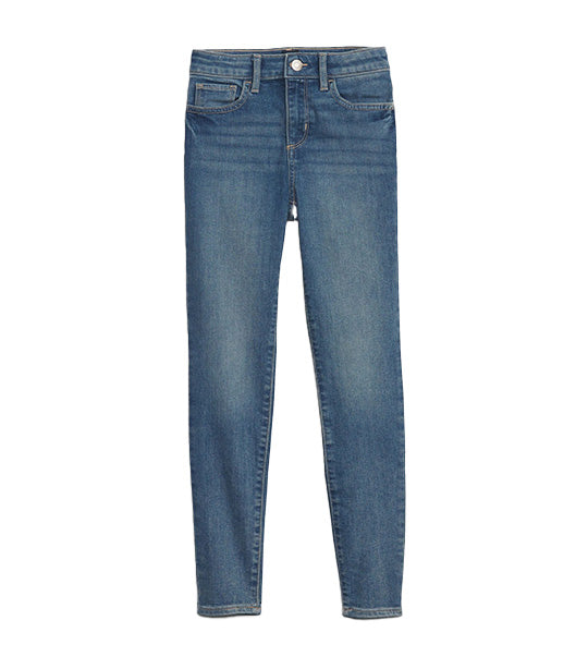 Kids High Rise Jeggings with Washwell Medium Wash