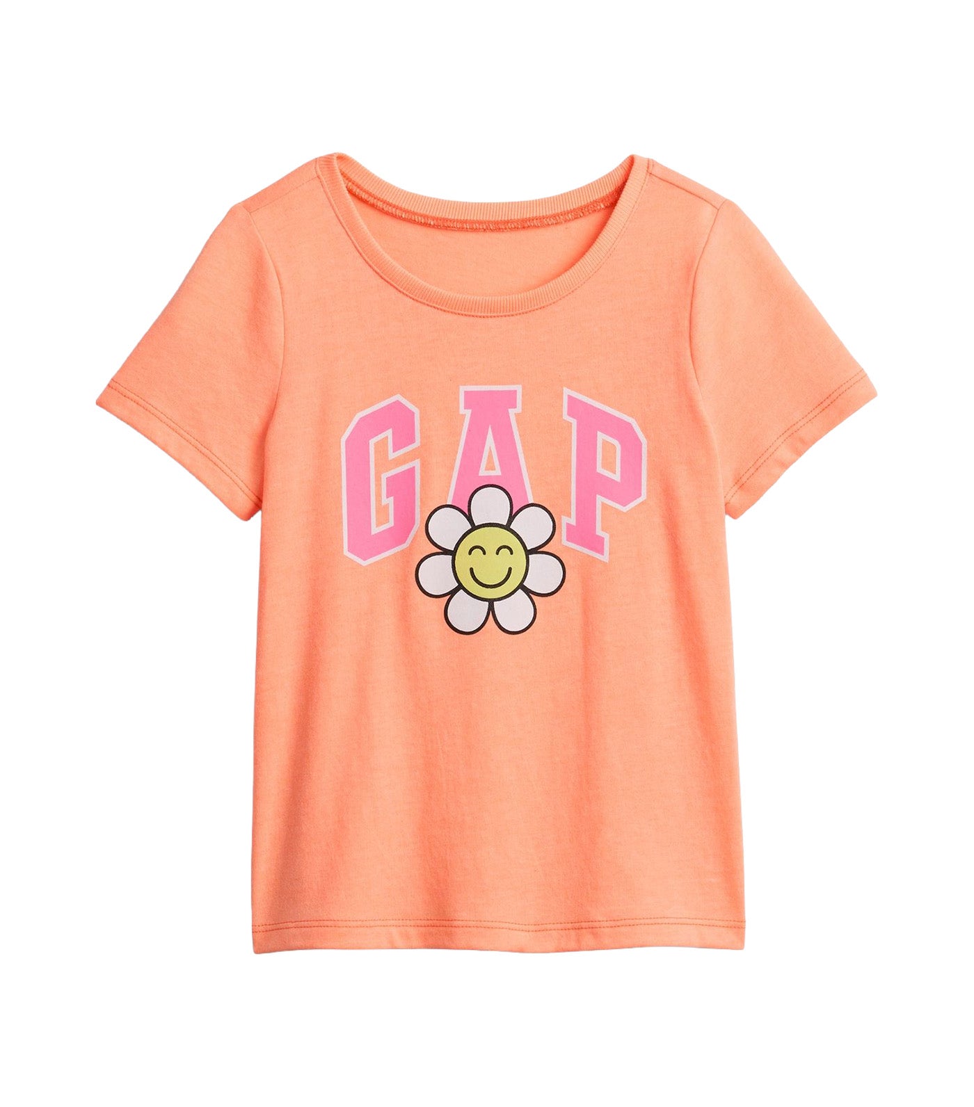 Toddler Tee Orange Kiss Neon