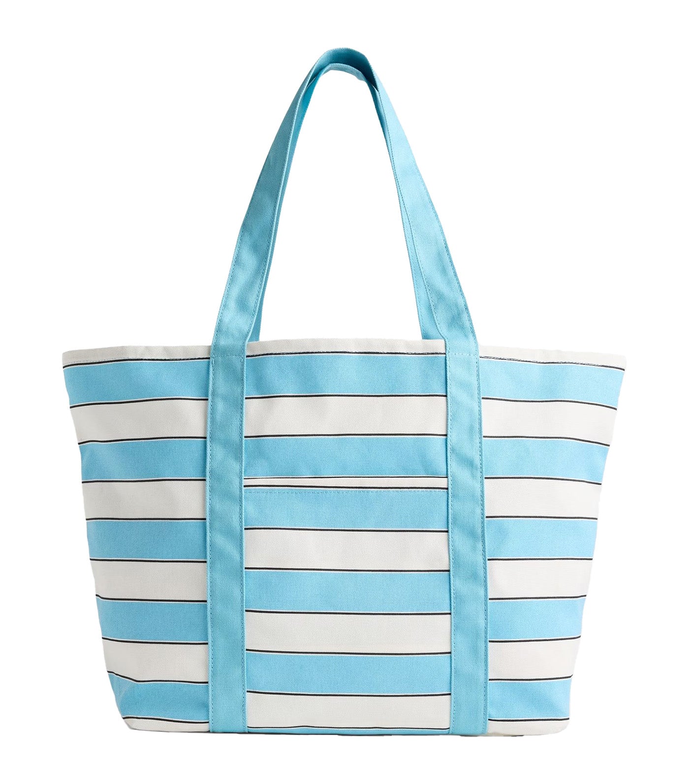 Canvas Stripe Tote Bag