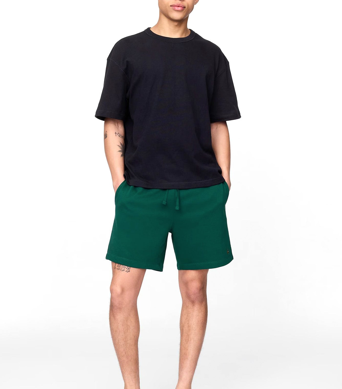 Relaxed French Terry Shorts