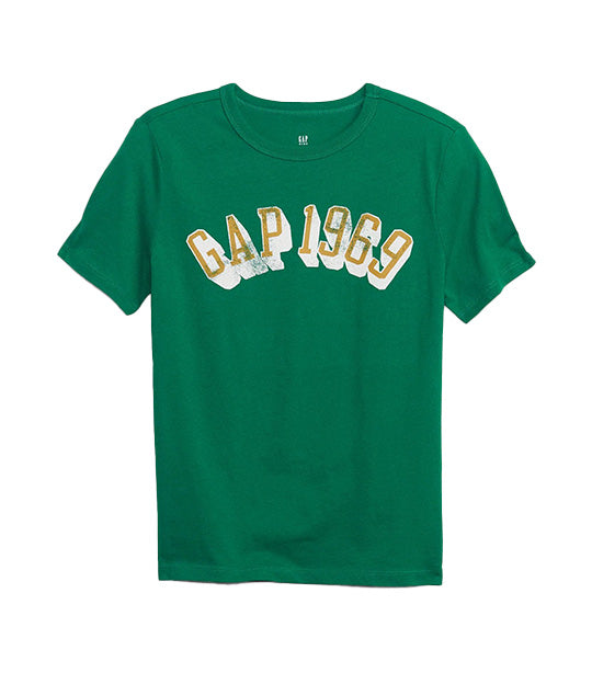 Kids Graphic T-Shirt Holiday Green