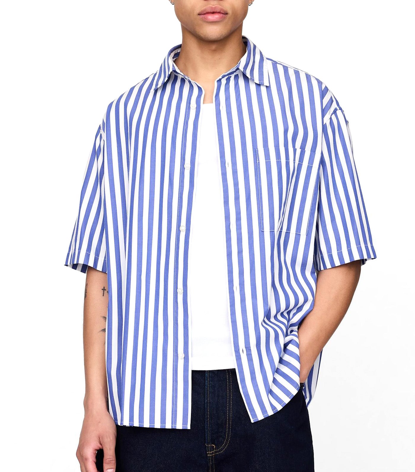 Organic Cotton Oversized Poplin Shirt