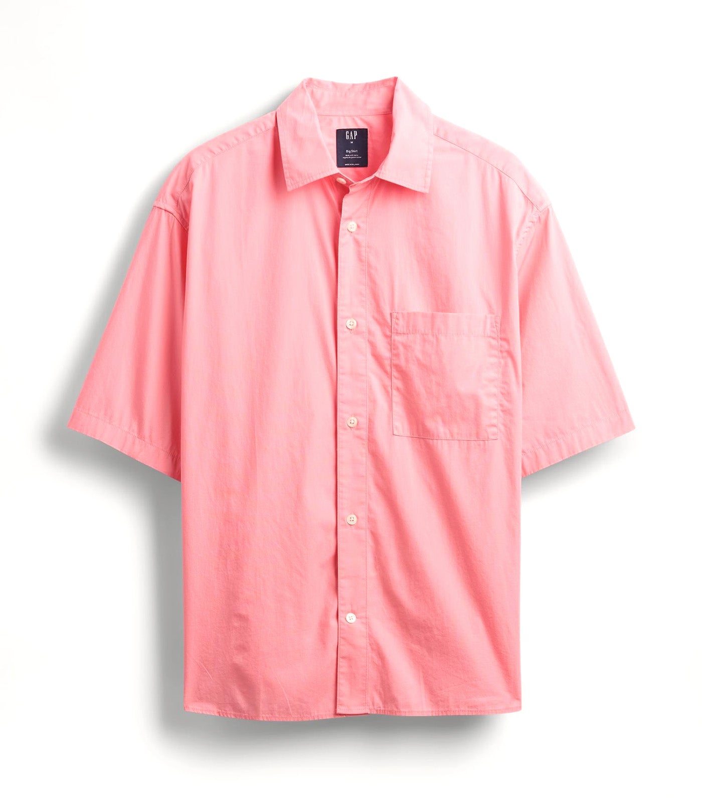 Organic Cotton Oversized Poplin Shirt