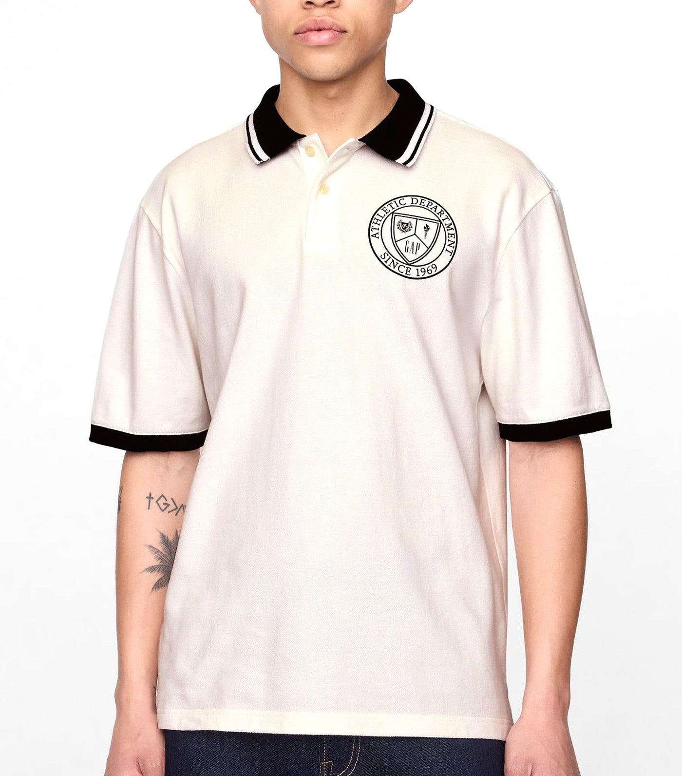 Athletic Logo Pique Polo Shirt
