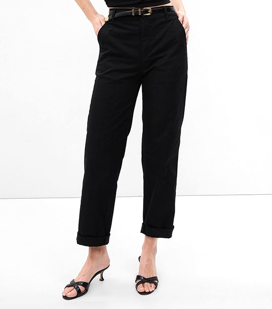 High Rise Vegan Leather Vintage Slim Pants | Gap