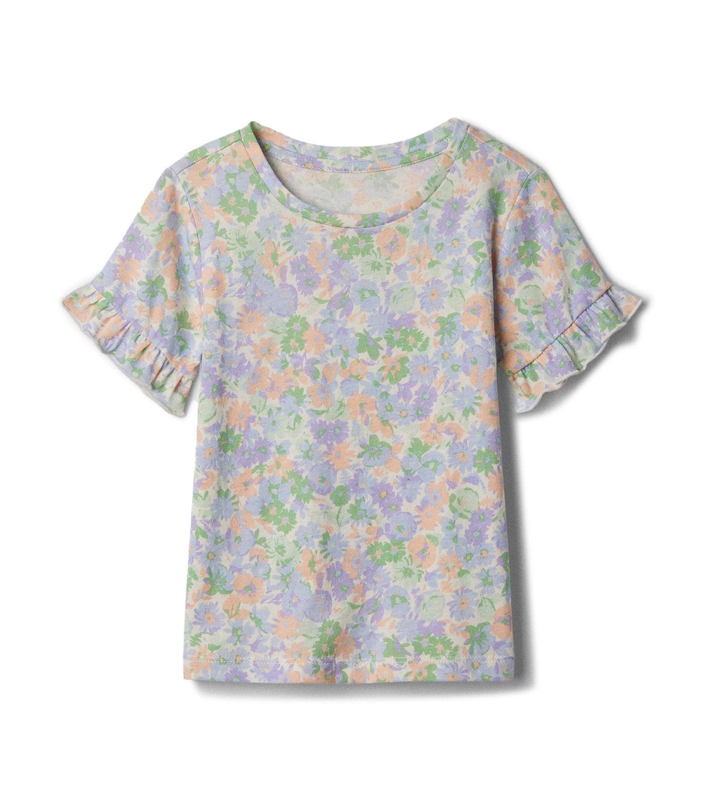 Toddler Ruffle T-Shirt Multi Floral