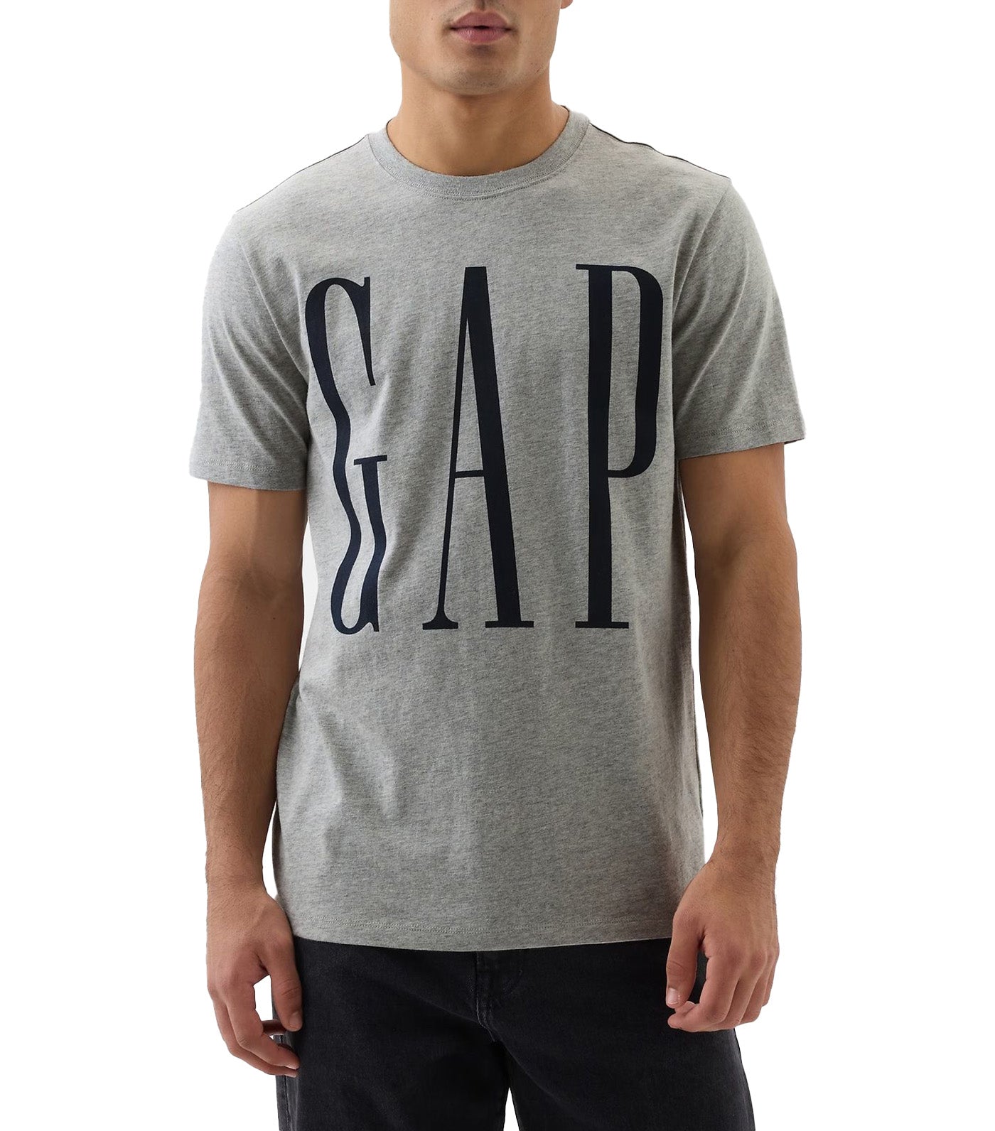 Everyday Soft Gap Logo T-Shirt Heather Gray