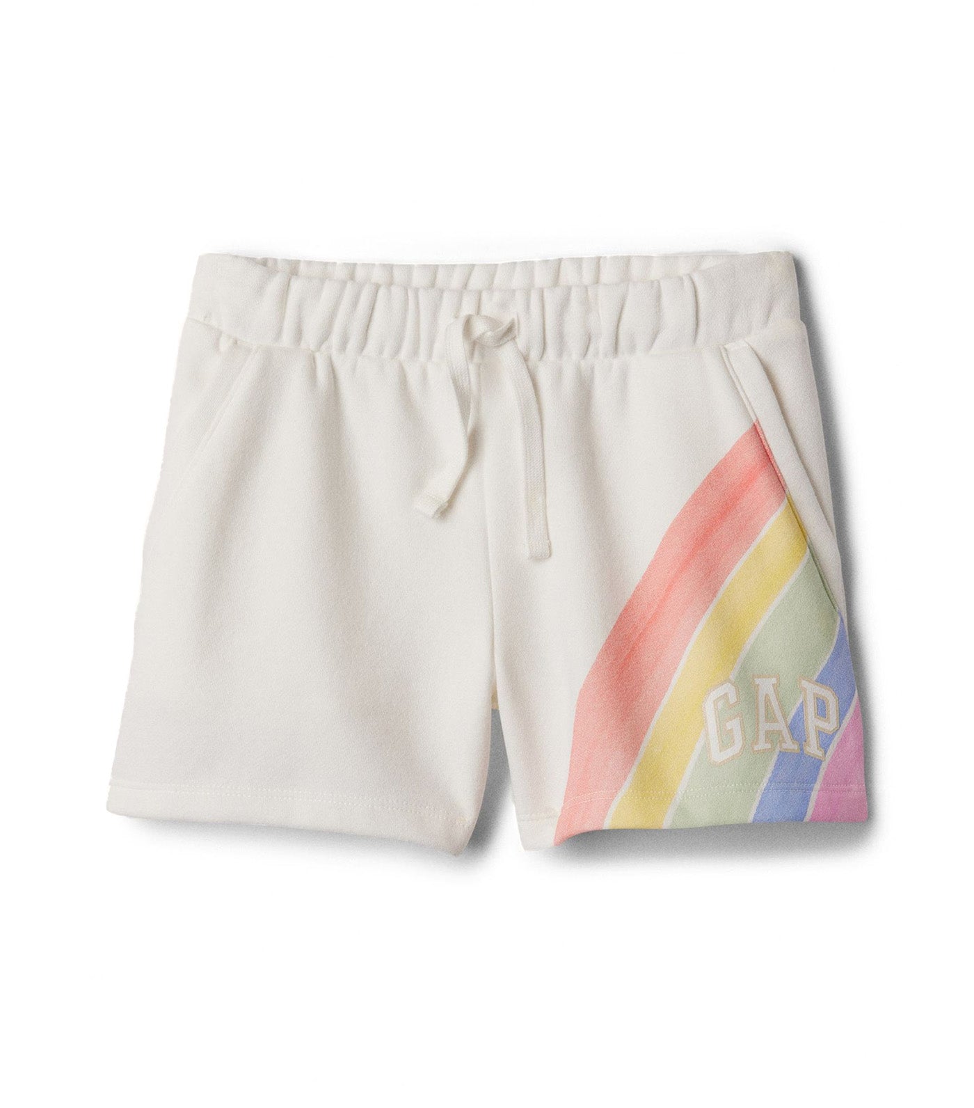 Kids Gap Logo Pull-On Shorts New Off White
