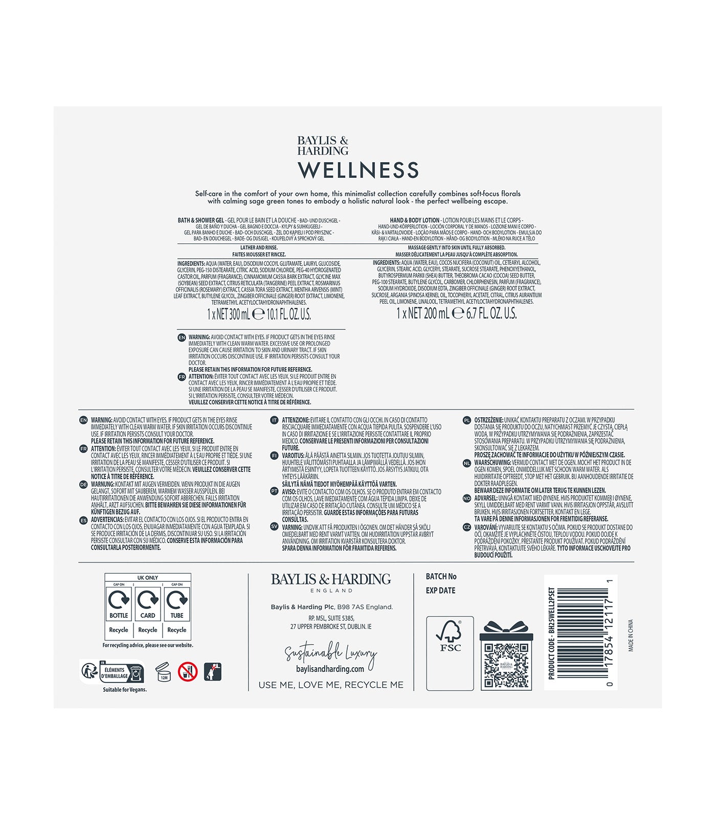 Wellness Body Care Duo Gift Set