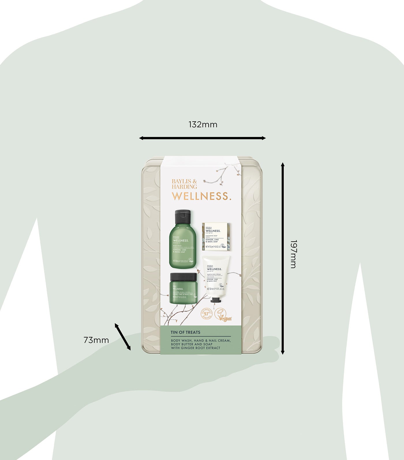 Wellness Tin of Treats Gift Set