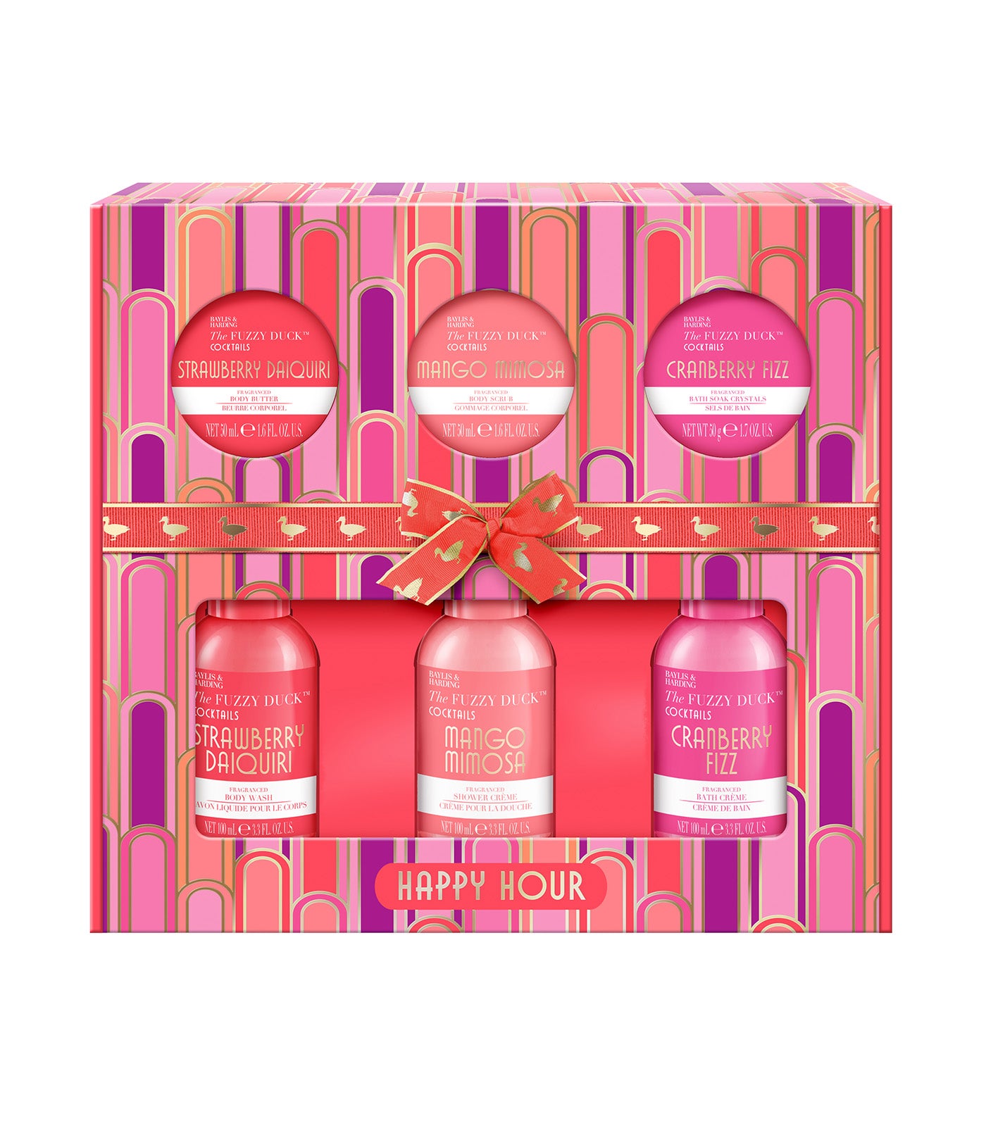 The Fuzzy Duck Cotswold Cocktails Indulgent Body Care Gift Set