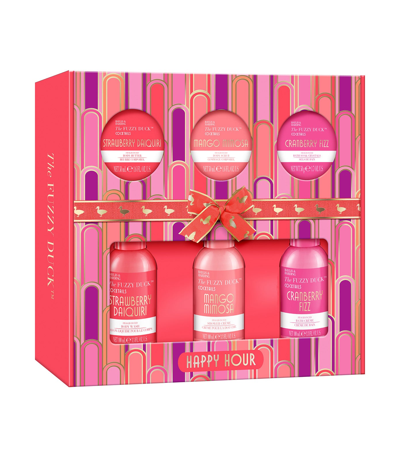 The Fuzzy Duck Cotswold Cocktails Indulgent Body Care Gift Set
