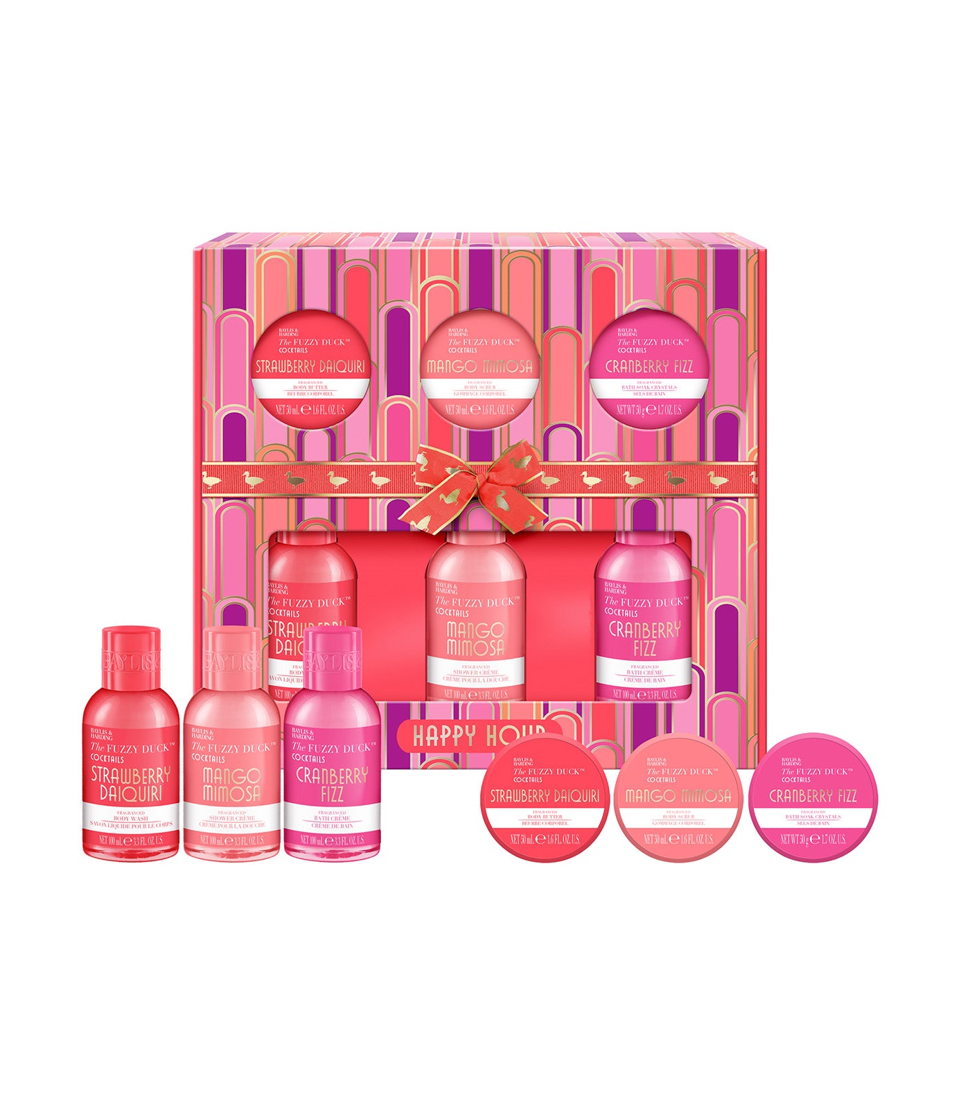 The Fuzzy Duck Cotswold Cocktails Indulgent Body Care Gift Set