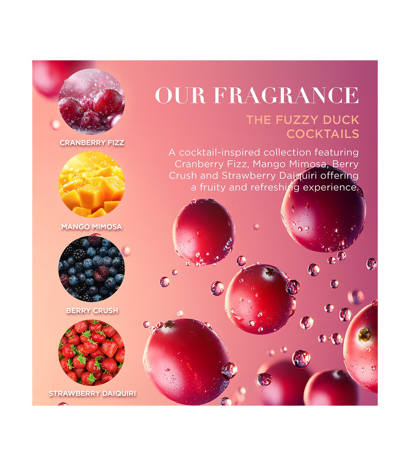 The Fuzzy Duck Cotswold Cocktails Indulgent Body Care Gift Set