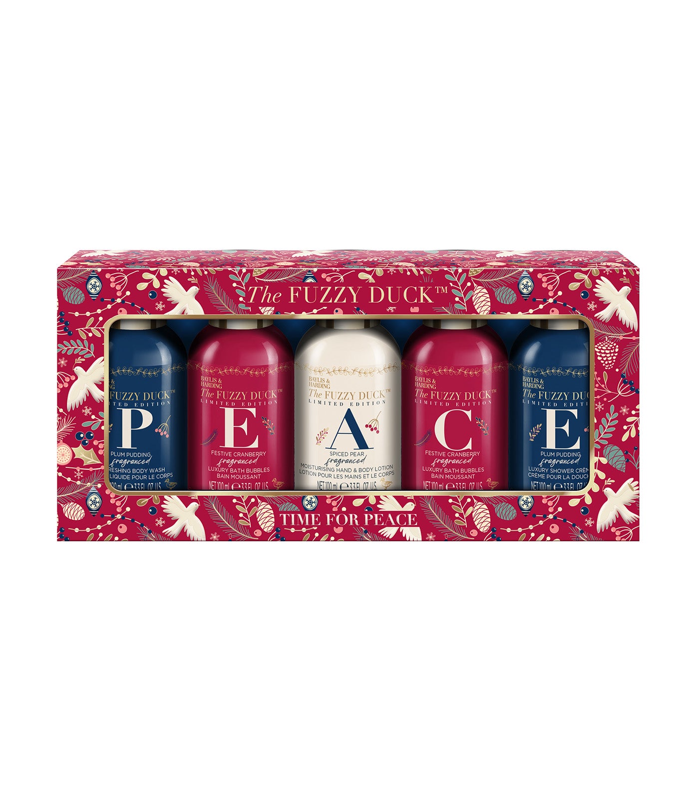 The Fuzzy Duck Winter Wonderland Time For Peace Gift Set