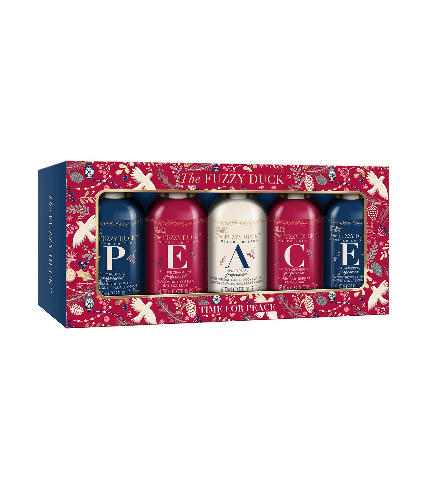 The Fuzzy Duck Winter Wonderland Time For Peace Gift Set