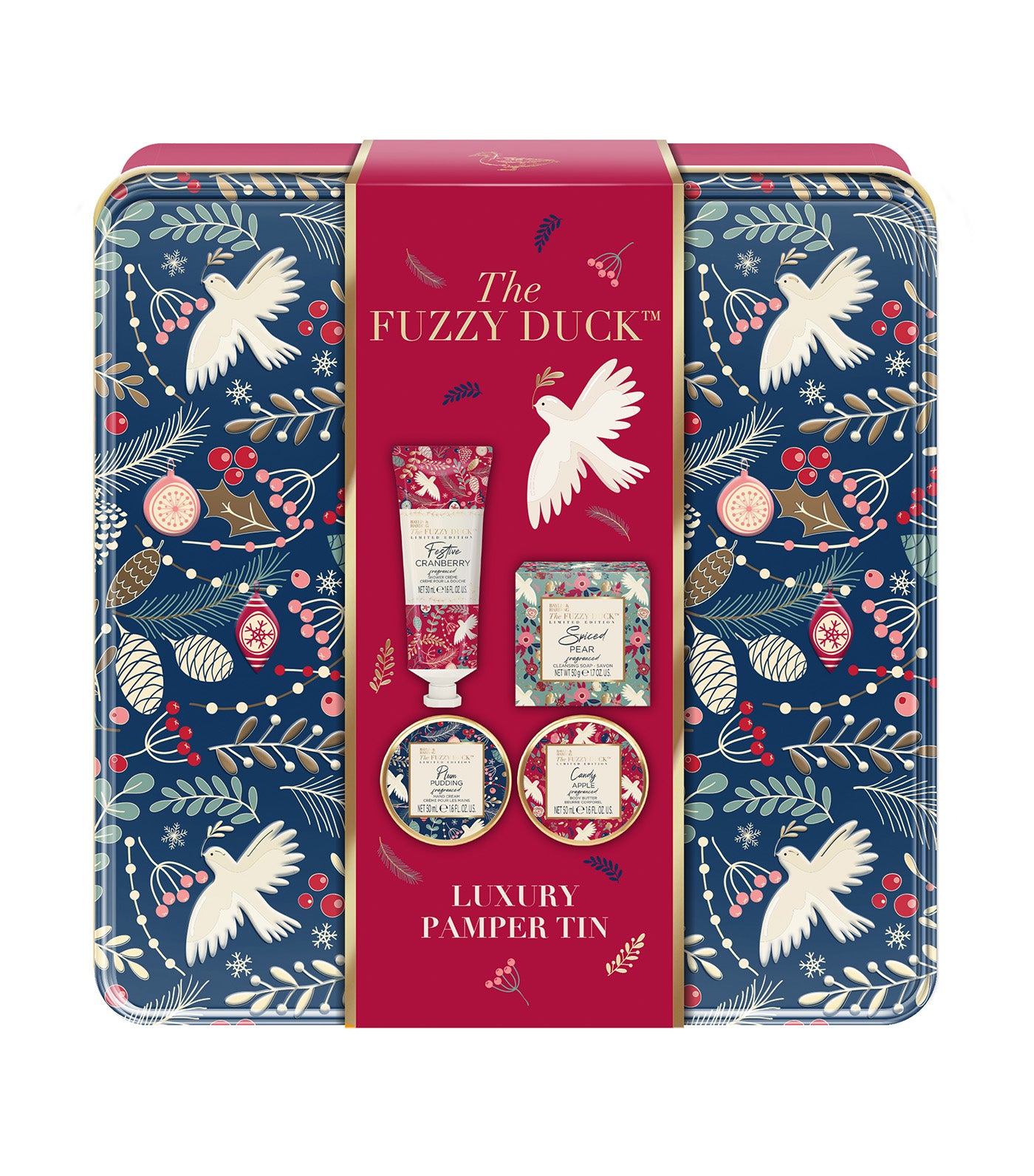 The Fuzzy Duck Winter Wonderland Luxury Pamper Tin Gift Set