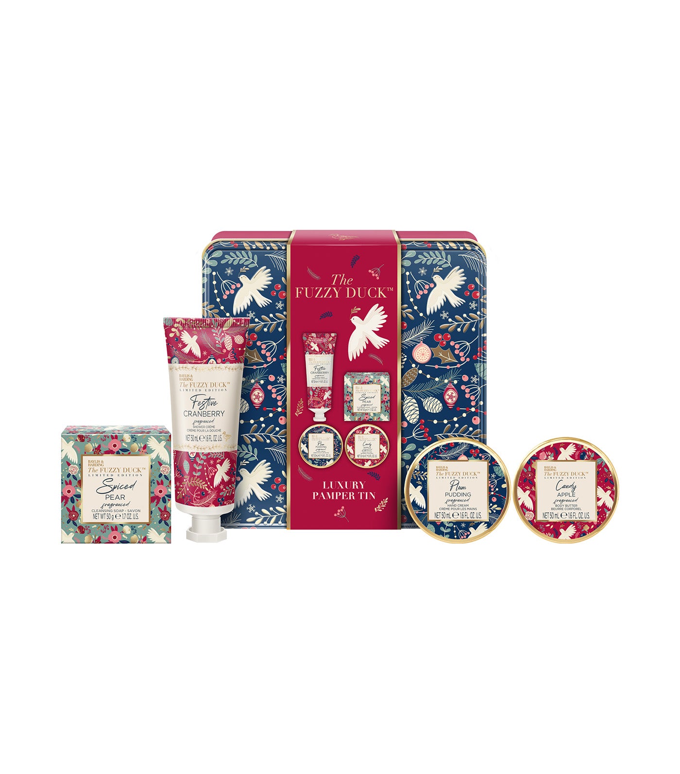 The Fuzzy Duck Winter Wonderland Luxury Pamper Tin Gift Set