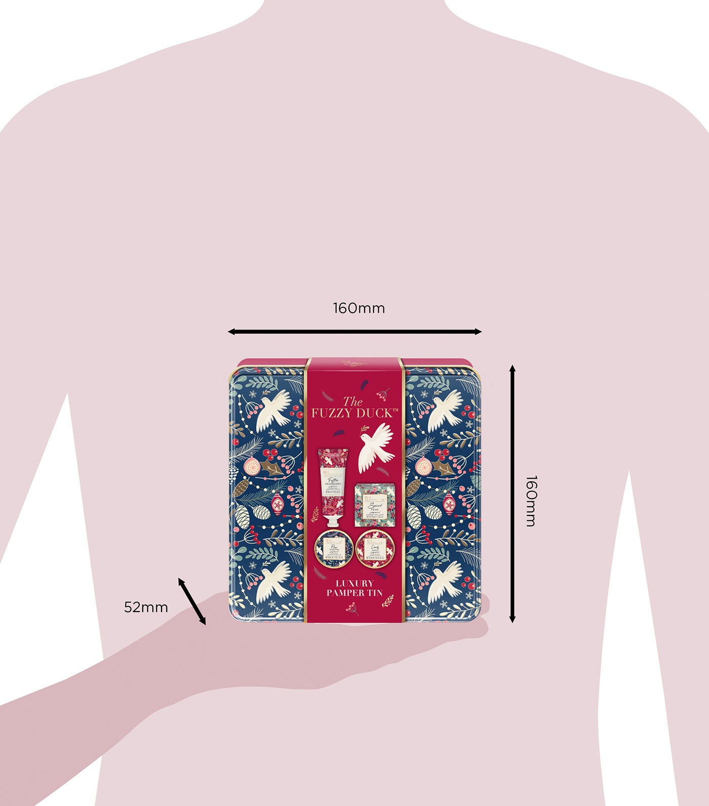 The Fuzzy Duck Winter Wonderland Luxury Pamper Tin Gift Set