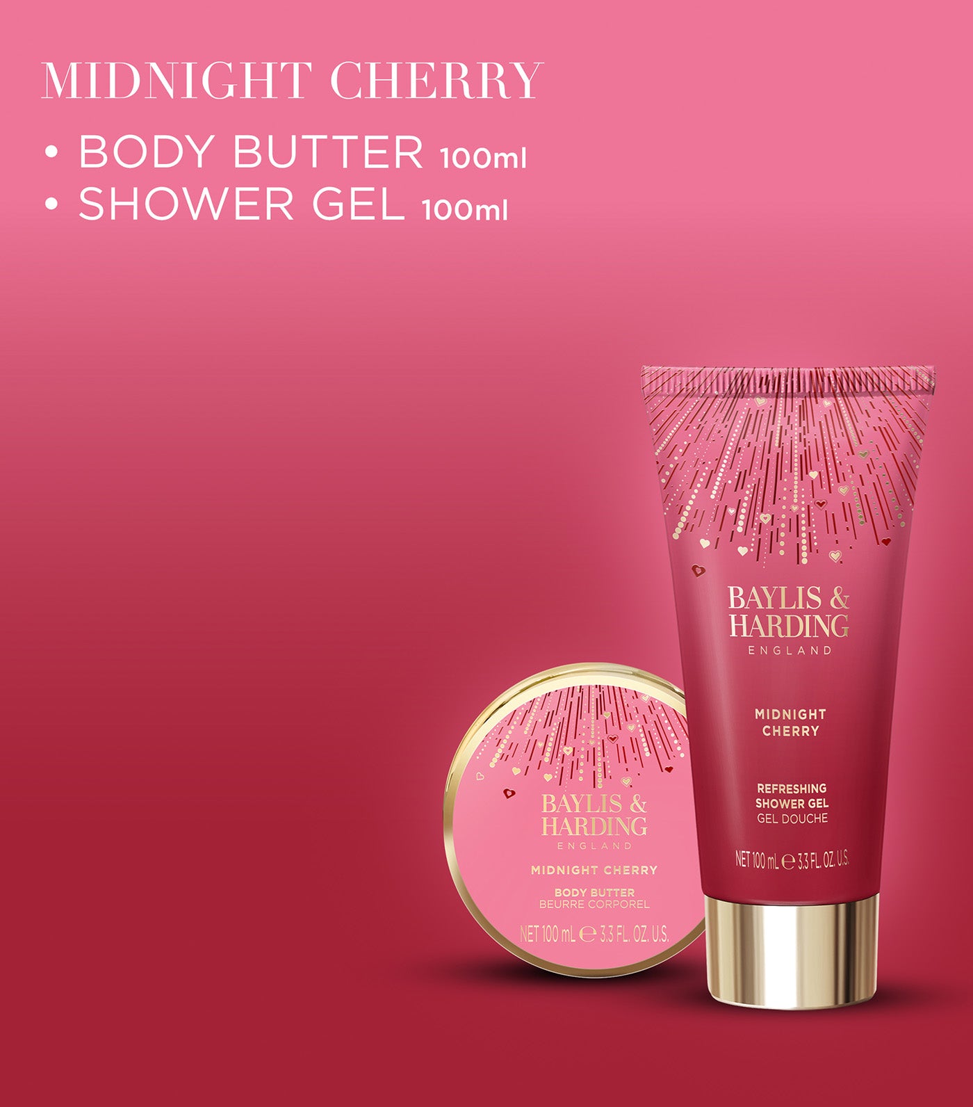 Midnight Cherry Indulgent Body Pamper Duo Gift Set