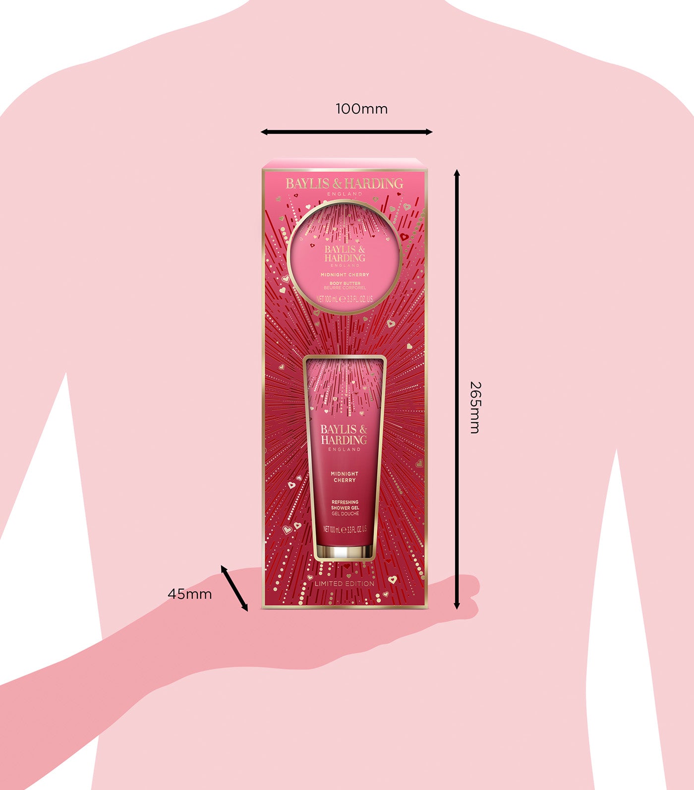 Midnight Cherry Indulgent Body Pamper Duo Gift Set