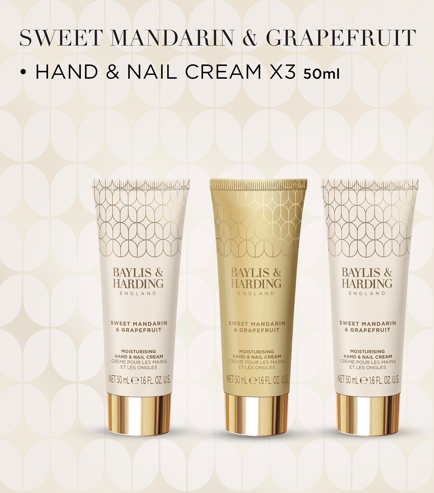 Sweet Mandarin & Grapefruit Indulgent Hand Trio Gift Set
