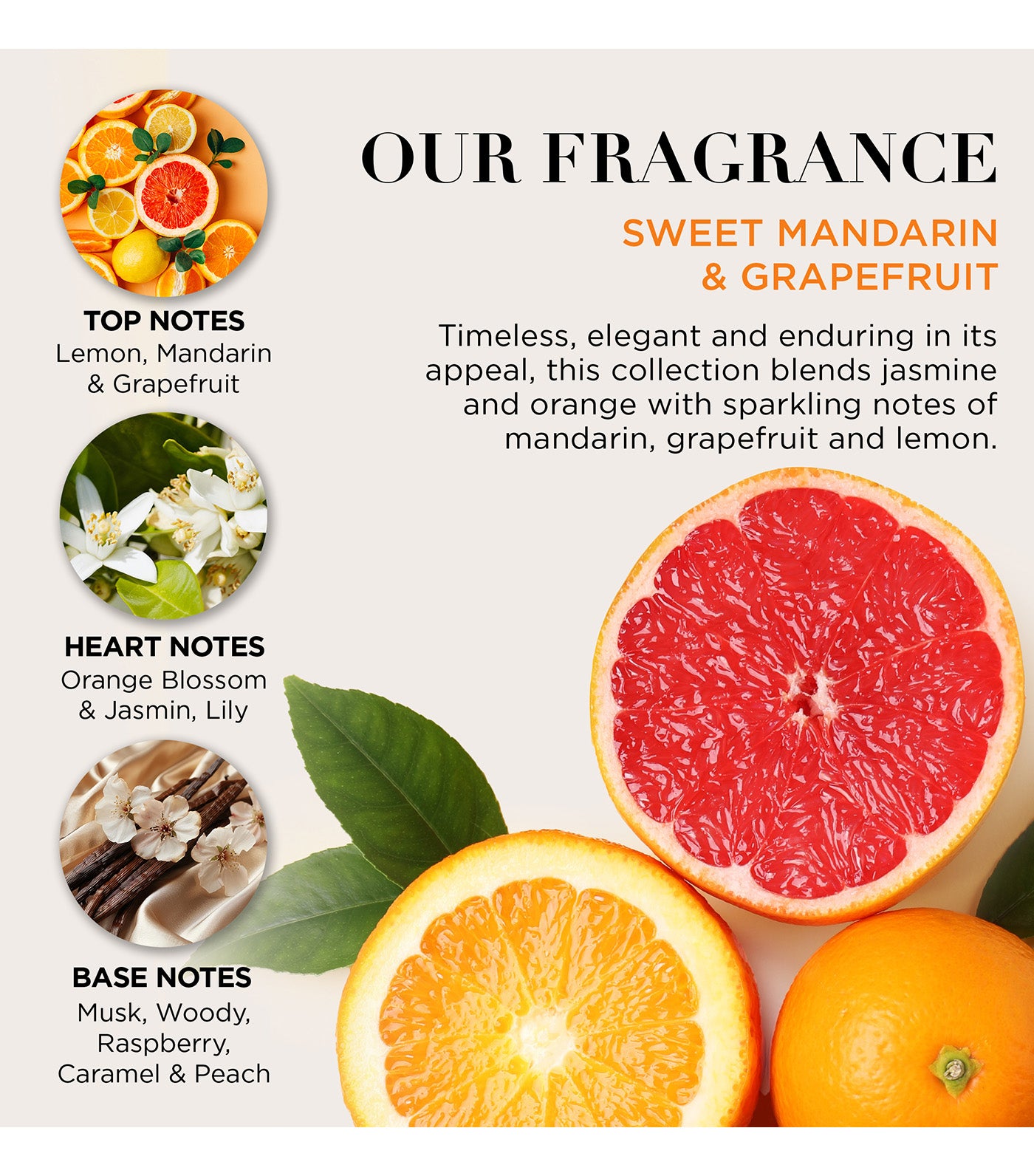 Baylis & Harding Sweet Mandarin & Grapefruit Indulgent Hand Trio