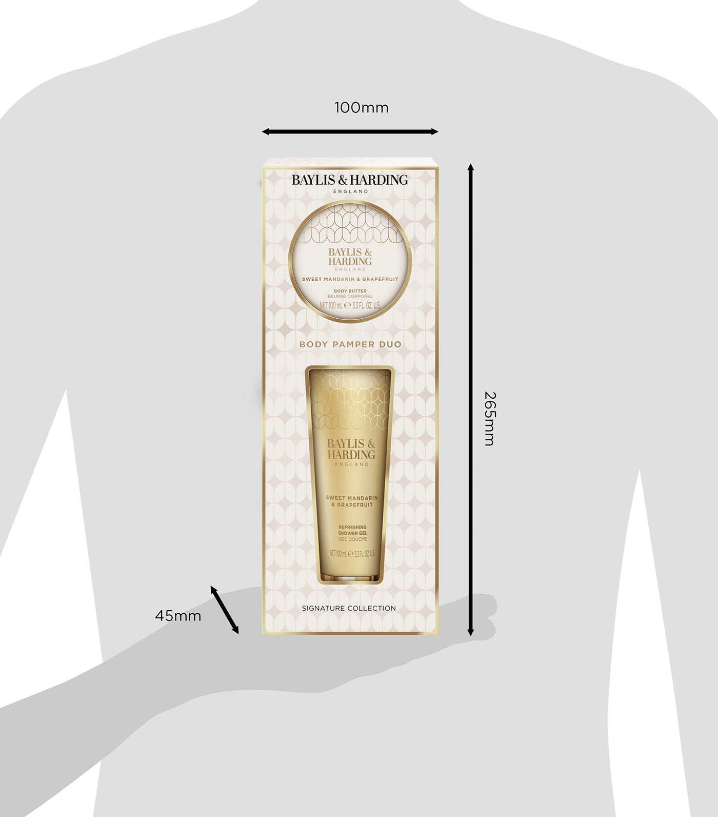 Sweet Mandarin & Grapefruit Indulgent Body Pamper Duo Gift Set