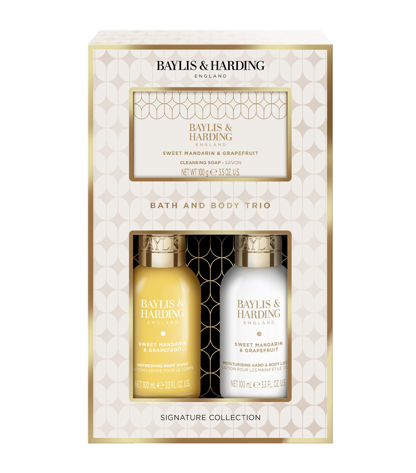 Sweet Mandarin and Grapefruit Pamper Body Trio Gift Set