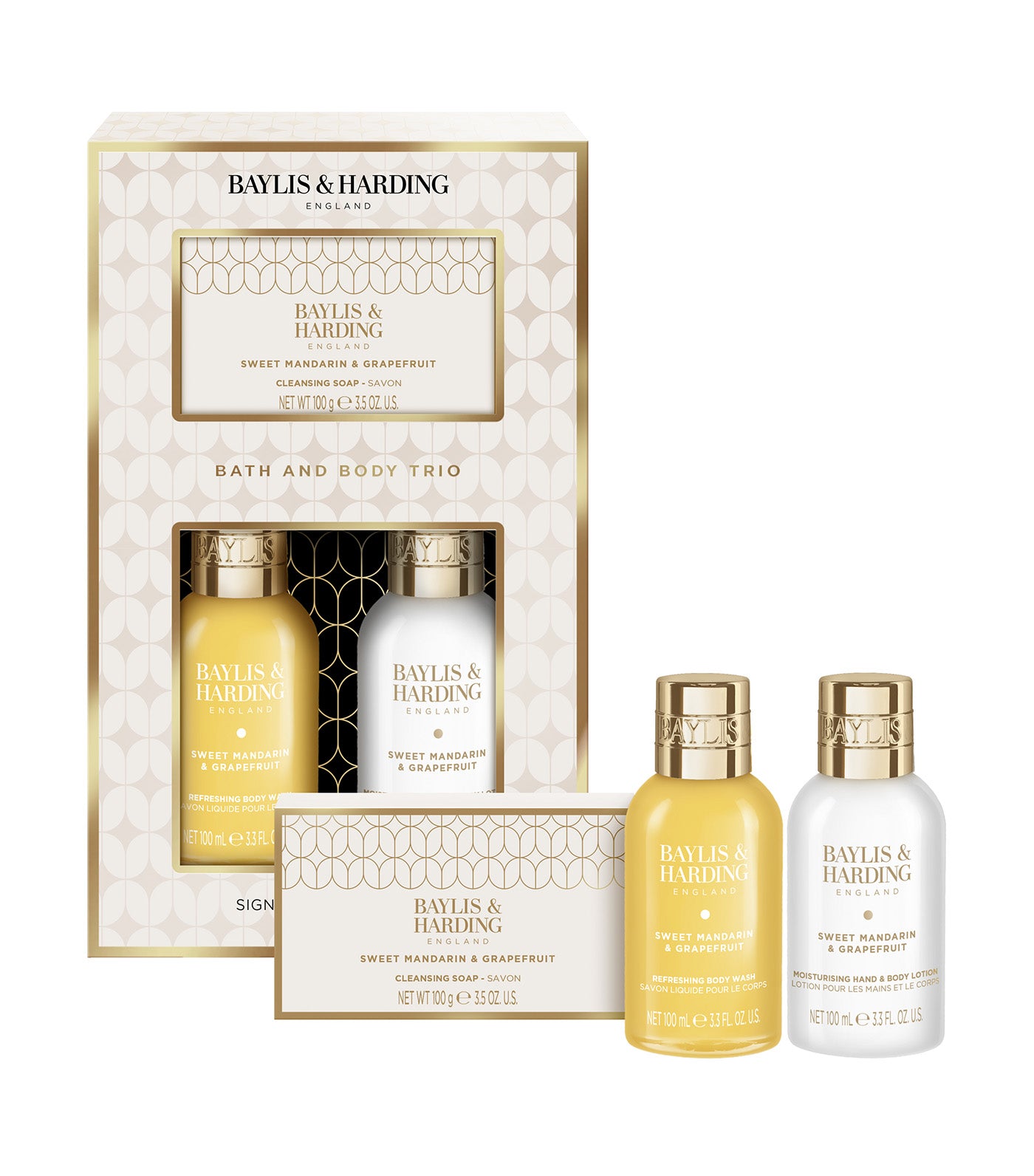 Sweet Mandarin and Grapefruit Pamper Body Trio Gift Set