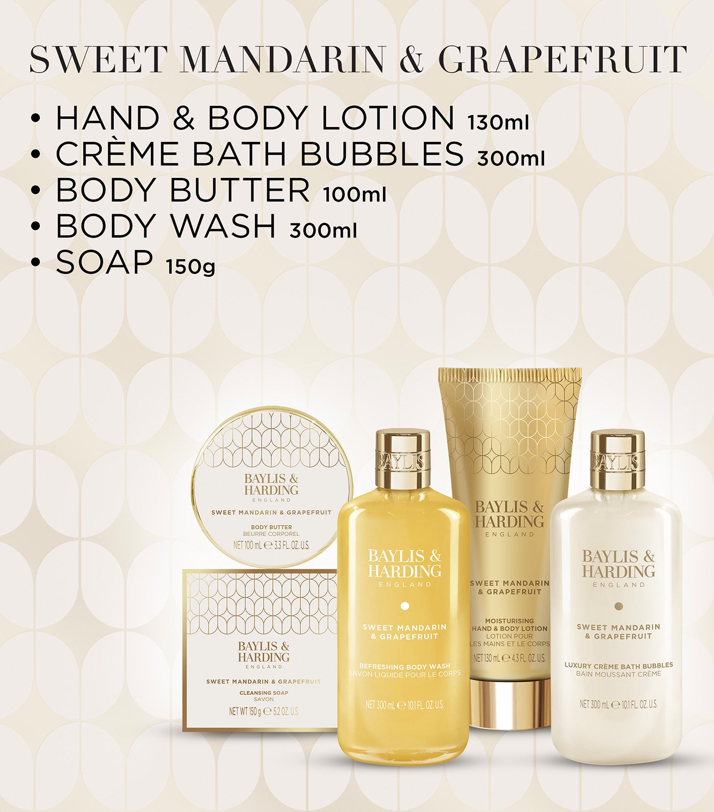 Sweet Mandarin & Grapefruit Perfect Pamper Gift Set