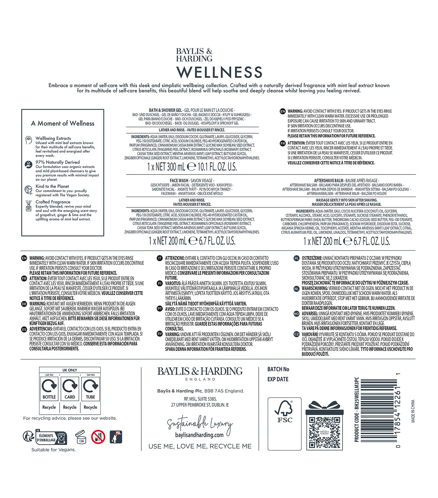 Wellness For Men Everyday Revival Kit Gift Set