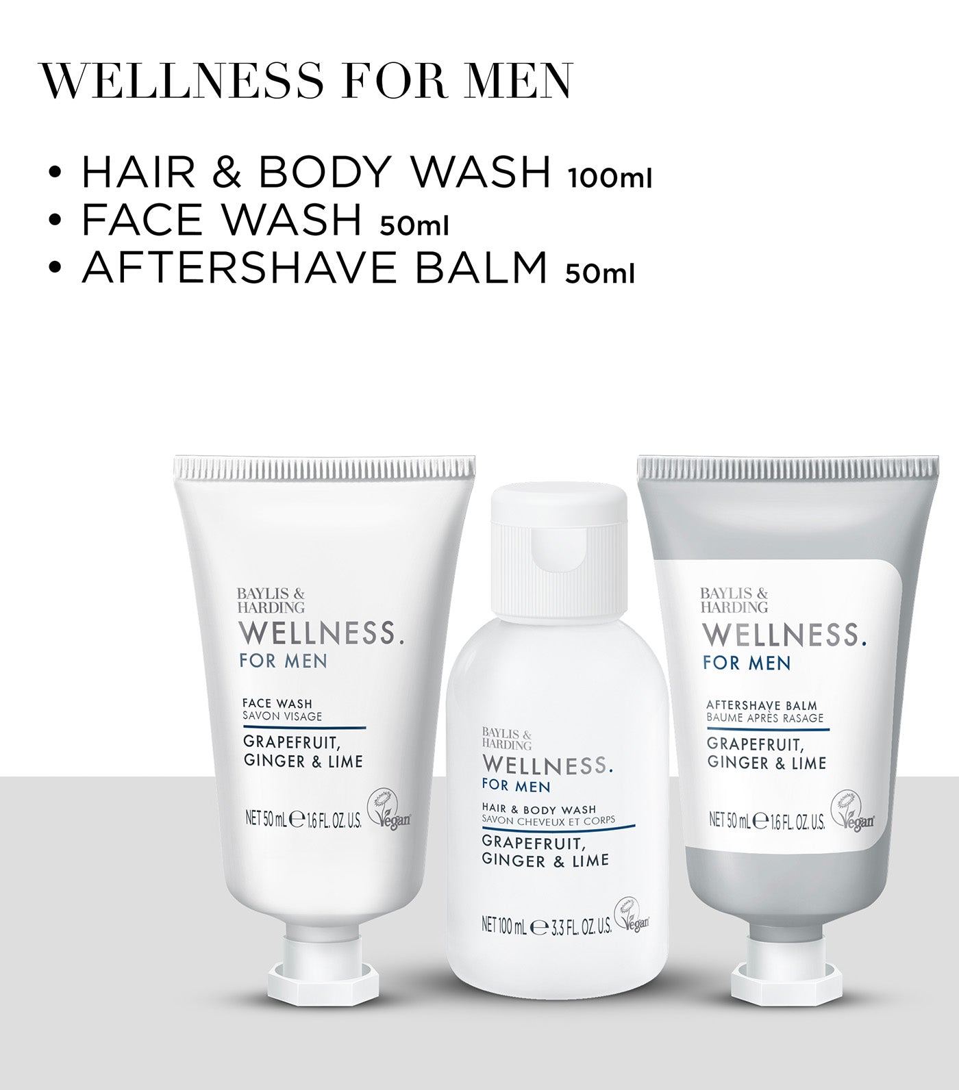 Wellness For Men Revived & Ready Wash Bag Gift Set