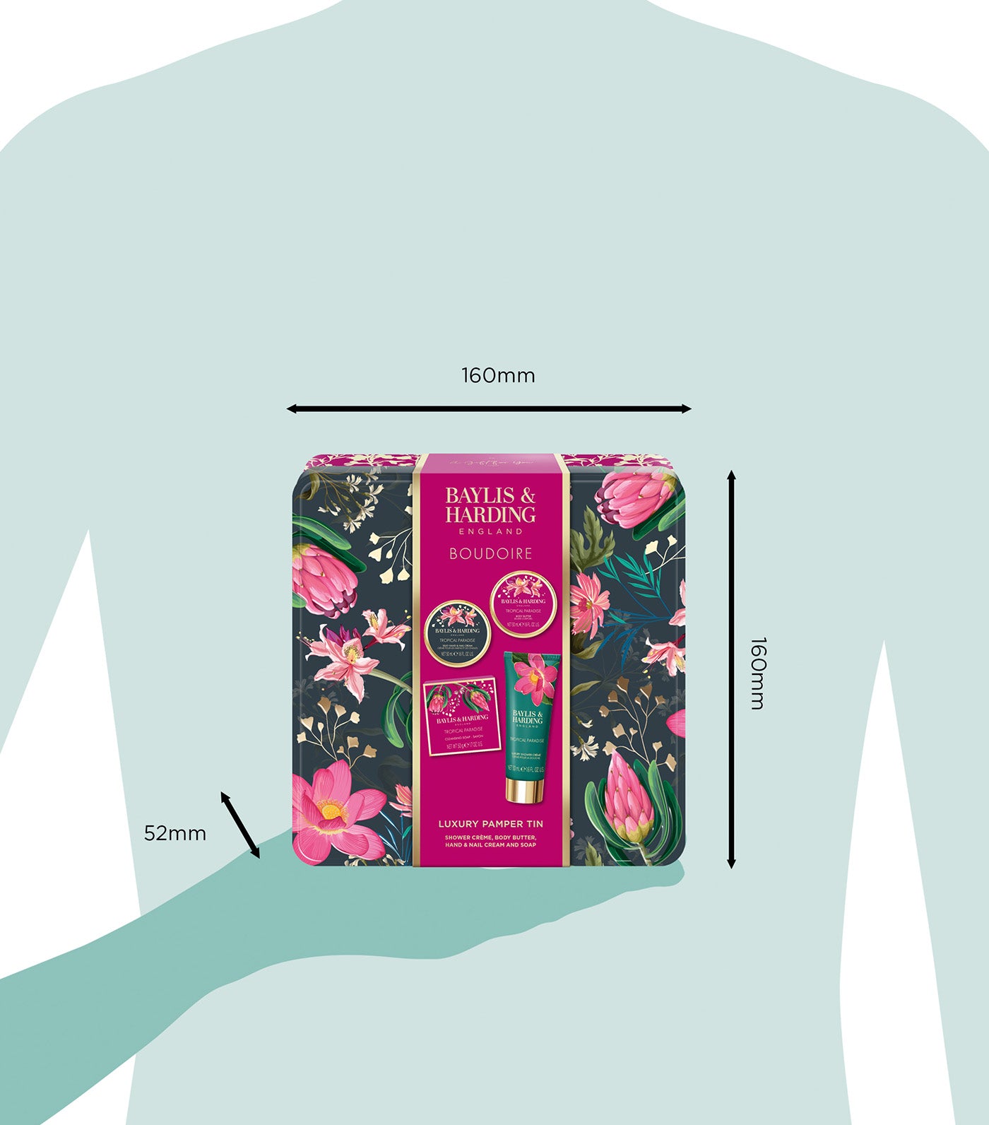 Boudoire Luxury Pamper Tin Gift Set