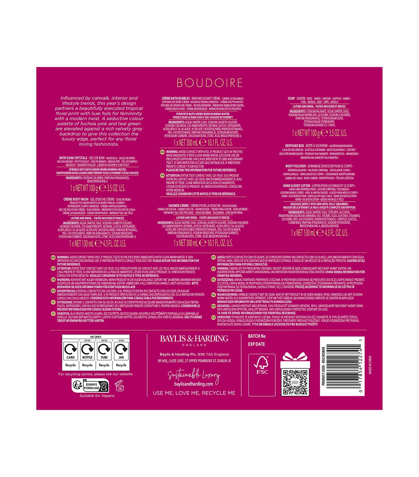 Boudoire Luxury Pamper Gift Set