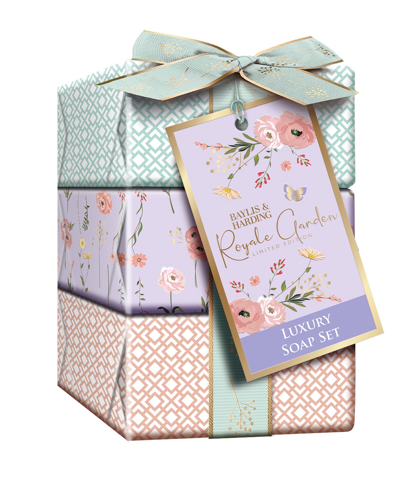 Royale Garden Luxury Wrapped Soaps Gift Set