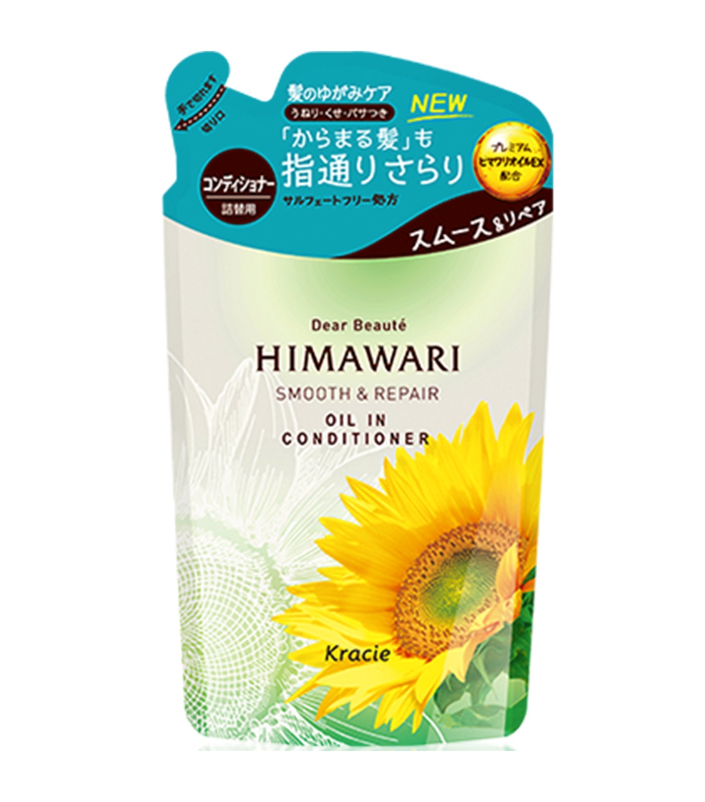 Dear Beaute Himawari Smooth and Repair Oil in Conditioner Refill Pack