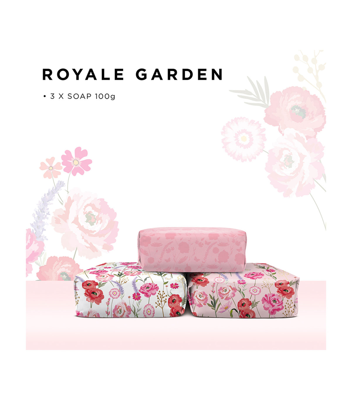 Royale Garden Luxury Wrapped Soaps Gift Set