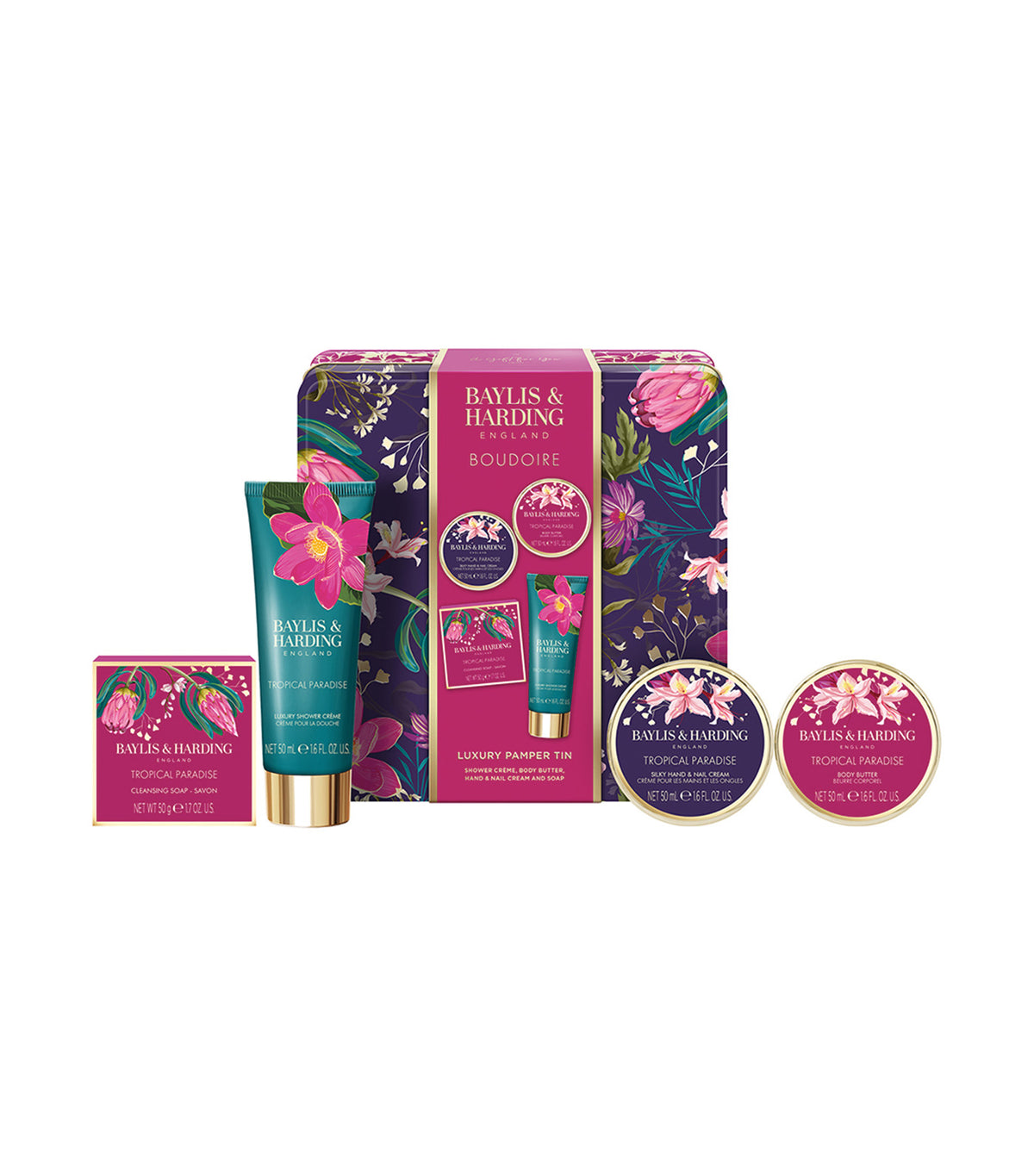 Boudoire Luxury Pamper Tin Gift Set