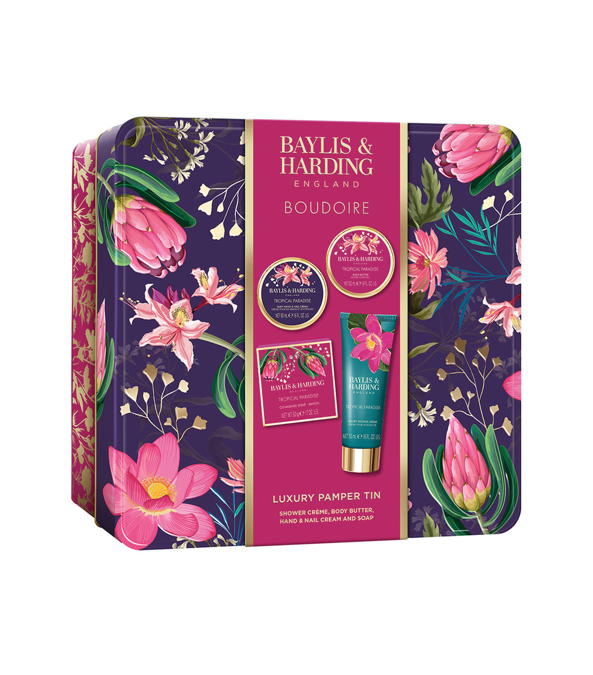 Boudoire Luxury Pamper Tin Gift Set