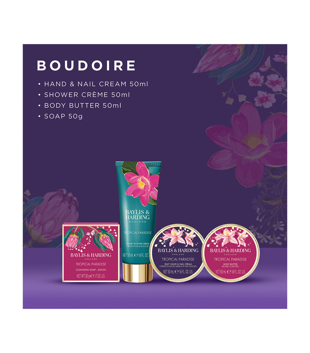 Boudoire Luxury Pamper Tin Gift Set