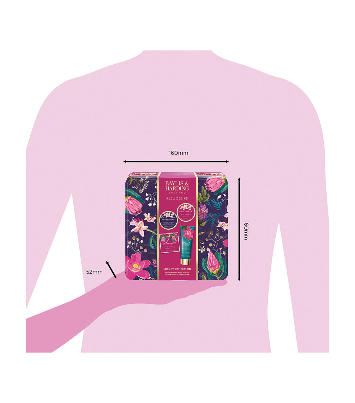 Boudoire Luxury Pamper Tin Gift Set