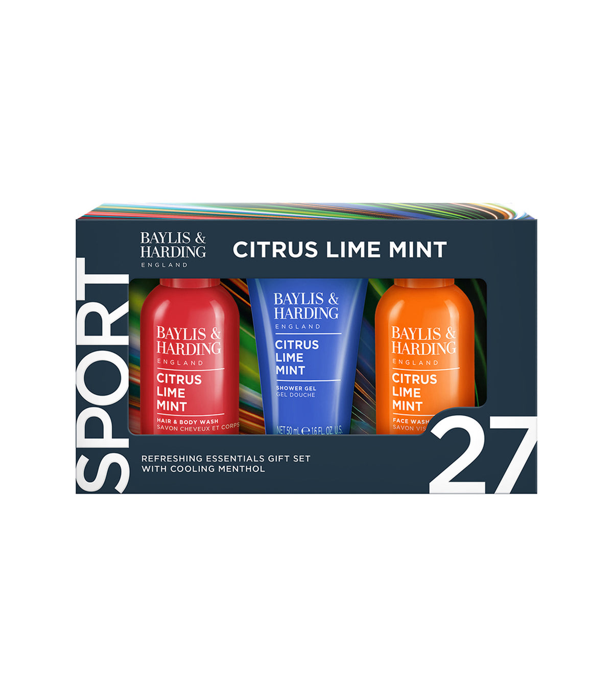 Citrus, Lime & Mint Men's Refreshing Essentials Trio Gift Set
