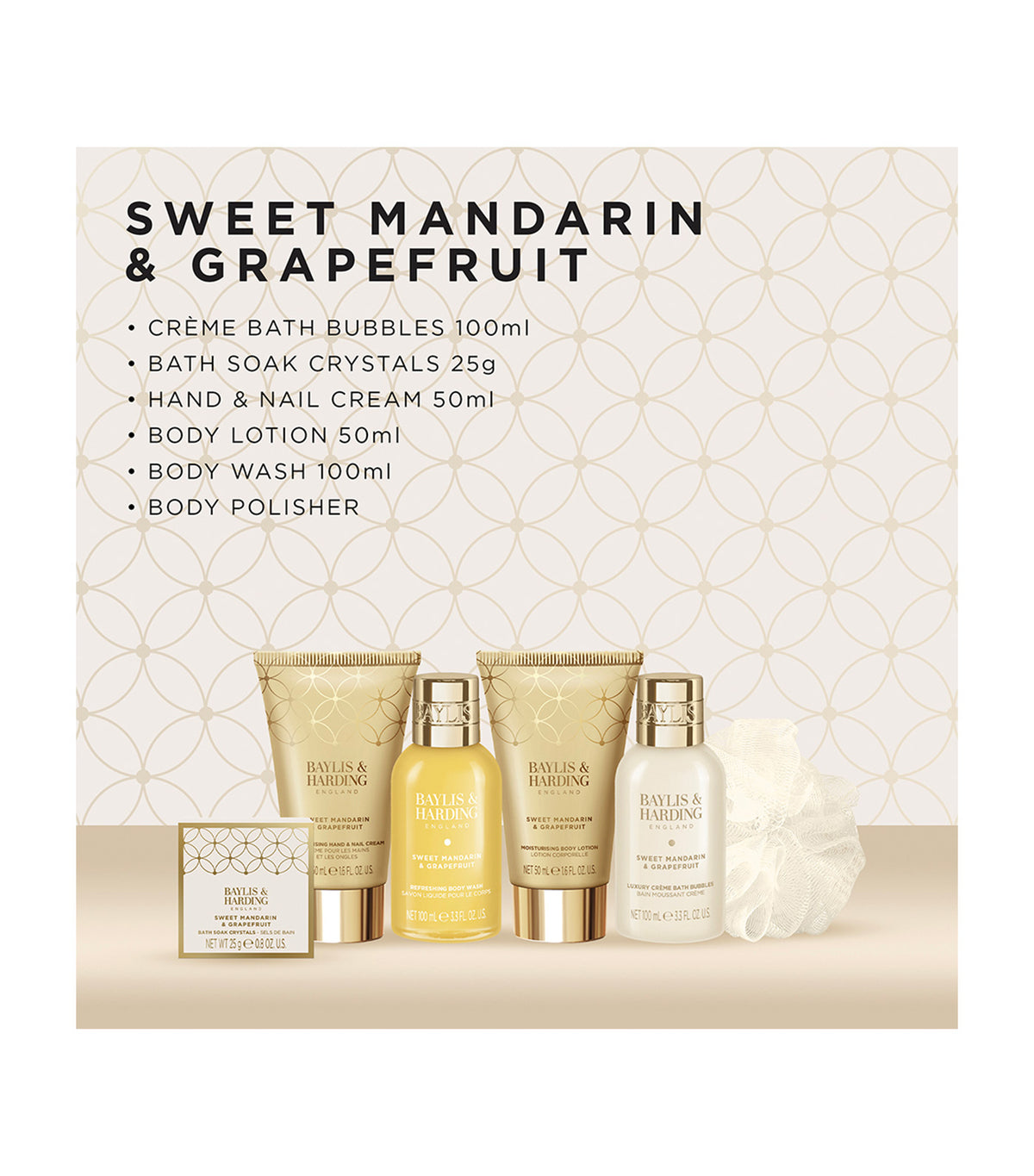Sweet Mandarin and Grapefruit Luxury Pamper Present Gift Set