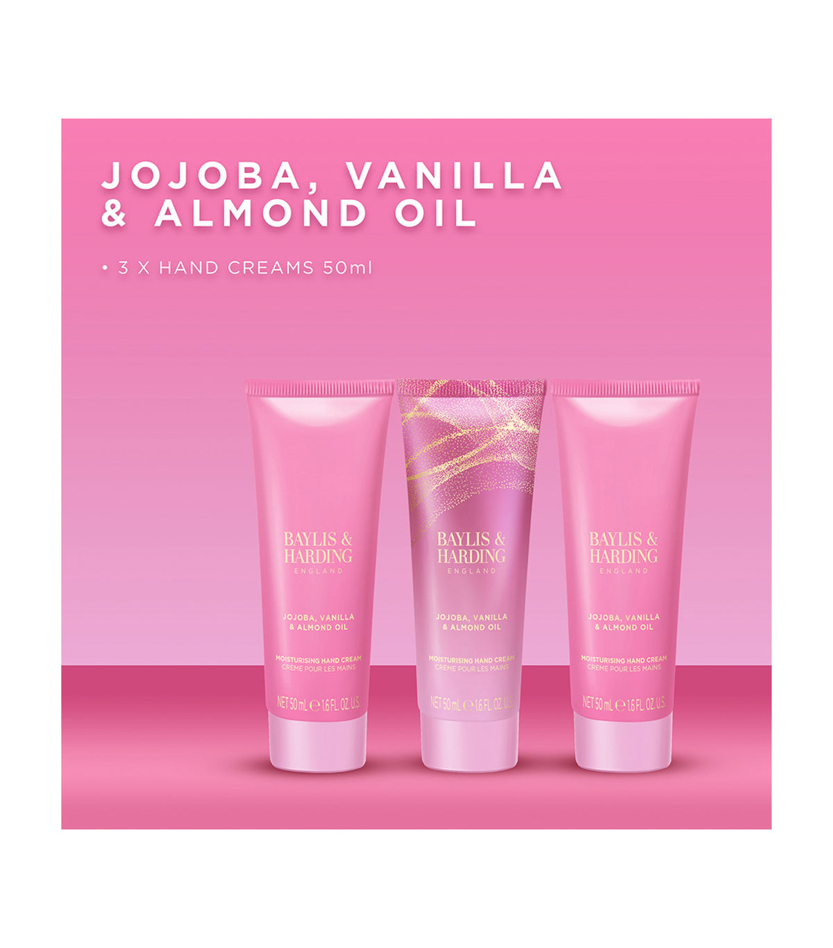 Jojoba, Vanilla and Almond Oil Luxury Hand Treats Gift Set