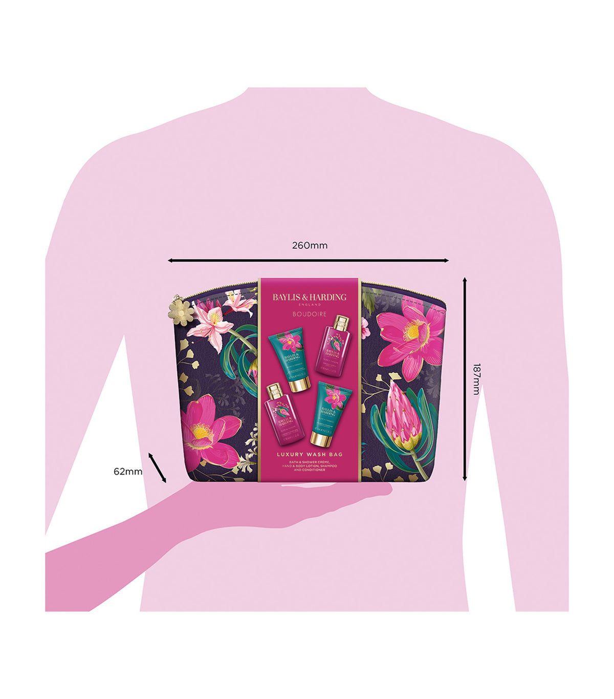 Boudoire Luxury Wash Bag Gift Set